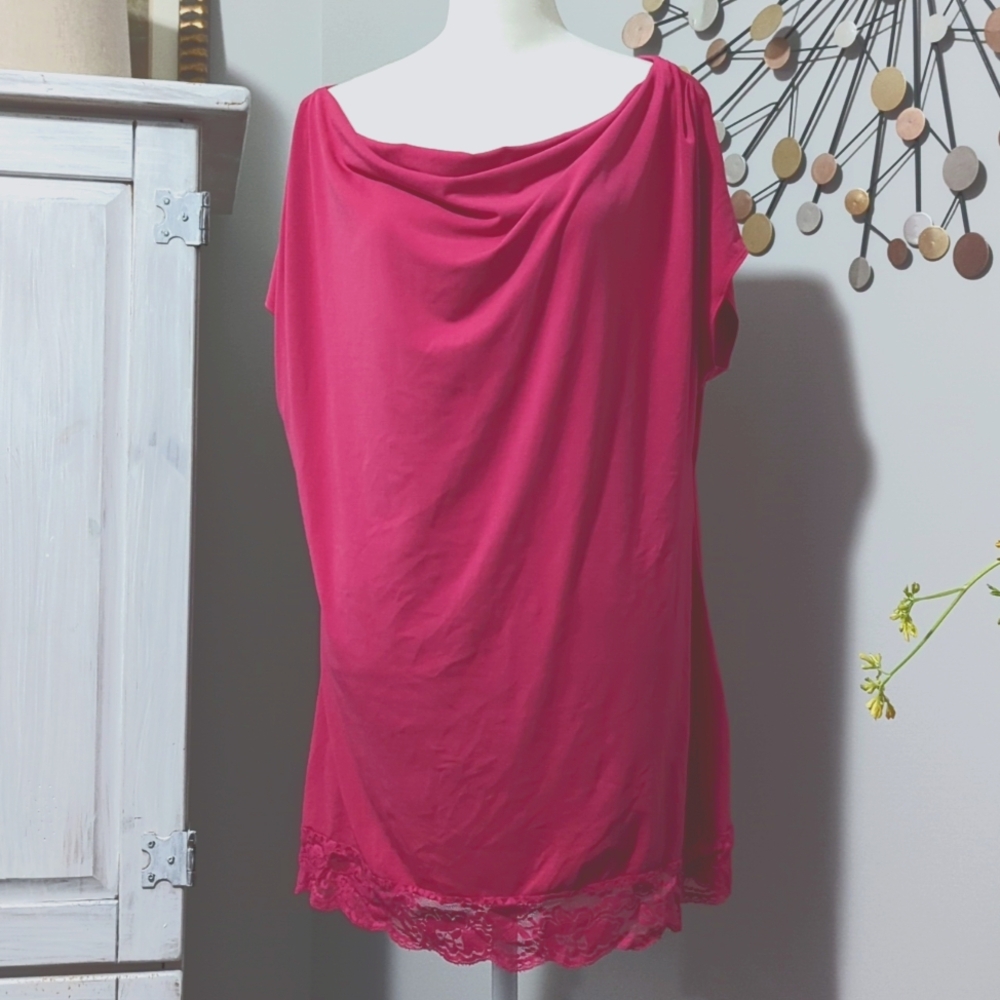 Notations Top Pink Short Sleeve XL